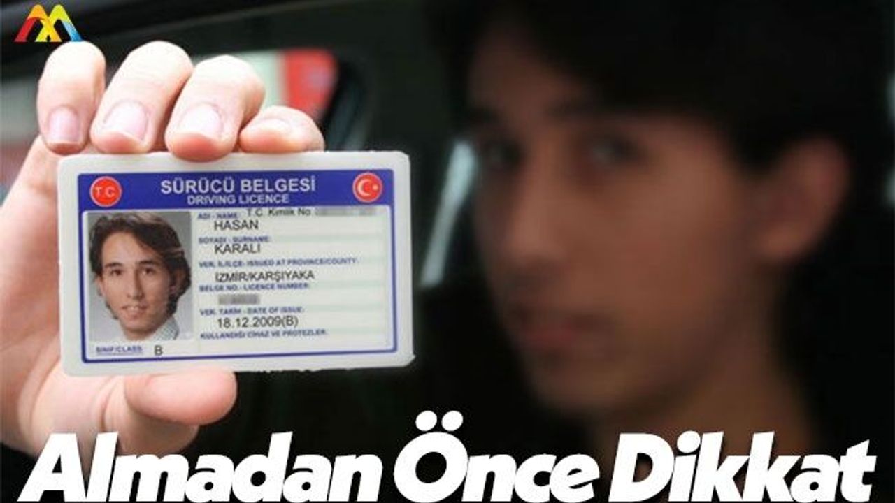 Sürücü Belgesi Alırken Dikkat Edilmesi Gerekenler!
