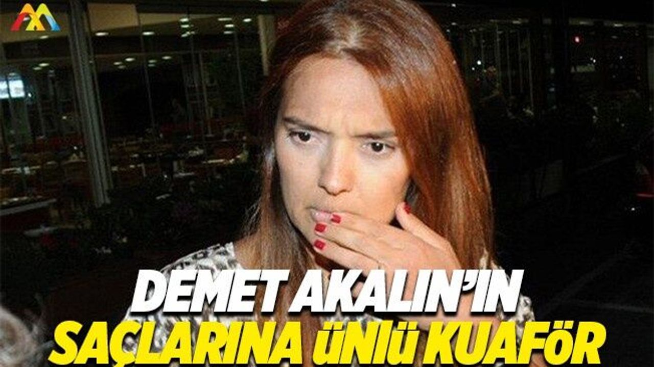 Demet Akalın'ın yeni saç stili