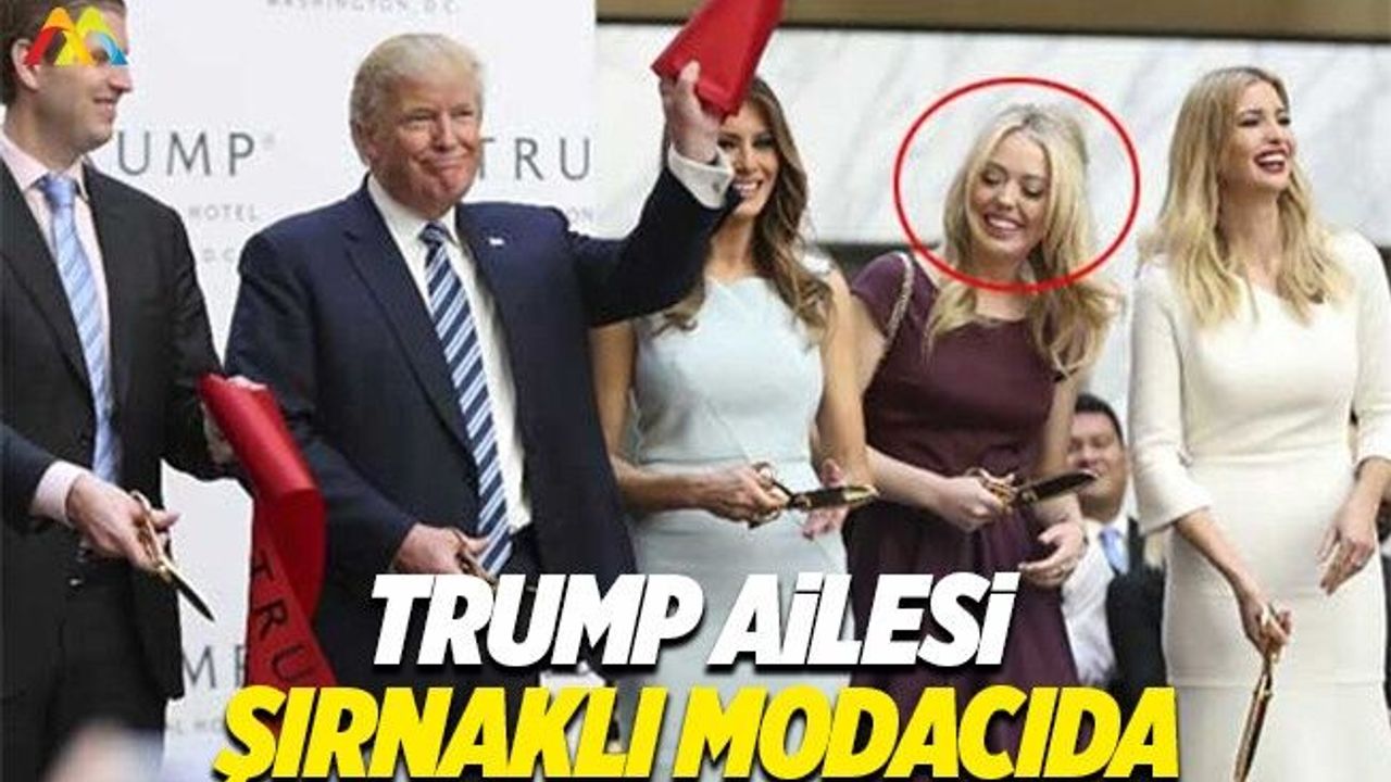 Şırnaklı modacıdan Trump'ın ailesine özel kıyafetler