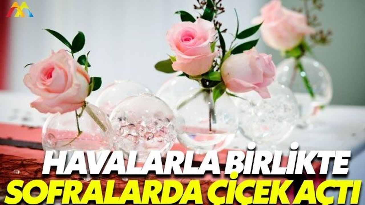 Bahara özel sofra dekorasyonu fikirleri