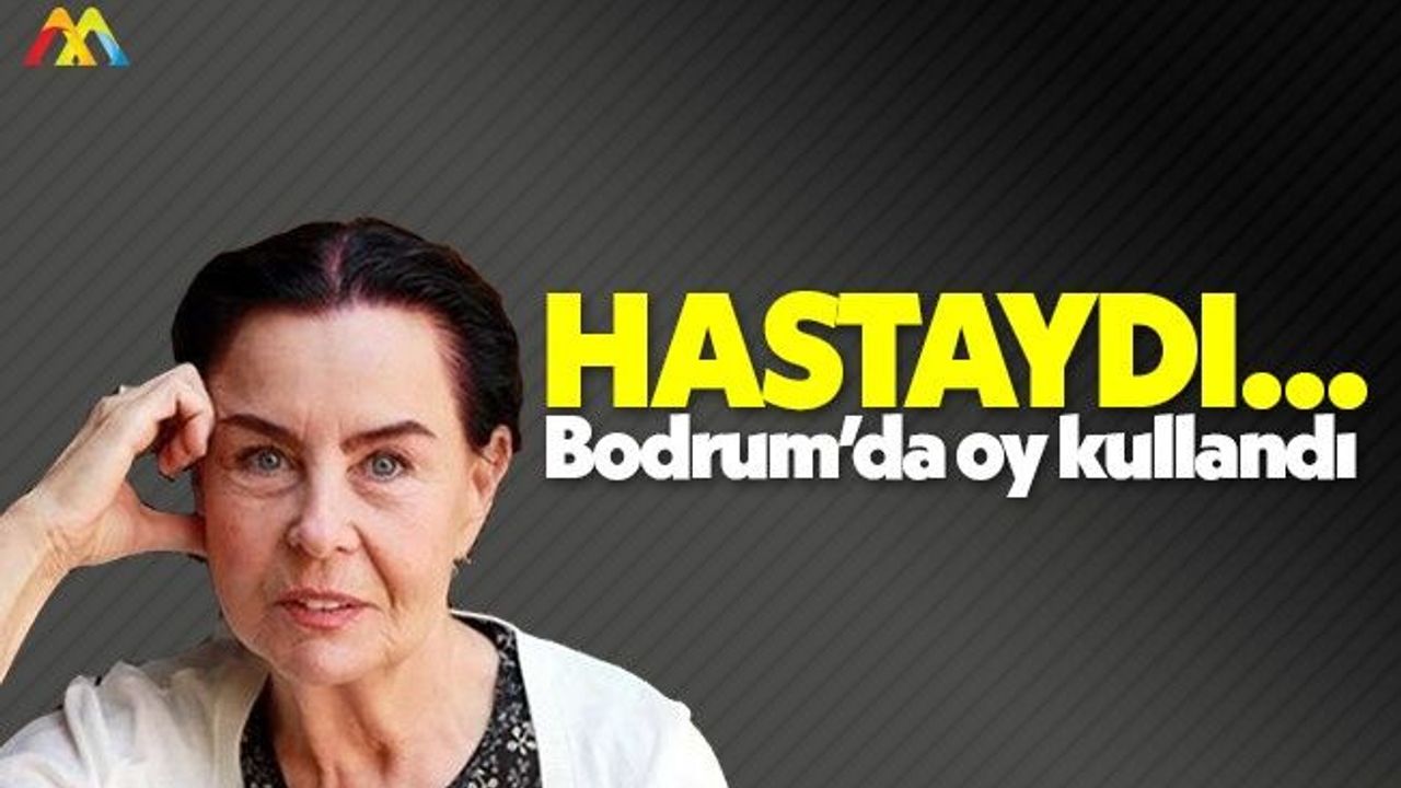 Fatma Girik hasta yatağından kalktı ve Bodrum'da oy kullandı