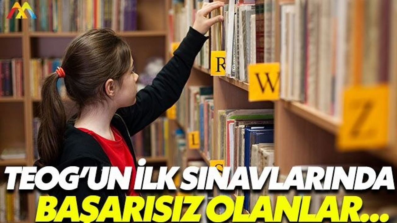 TEOG'un ilk sınavında başarısız olanlar