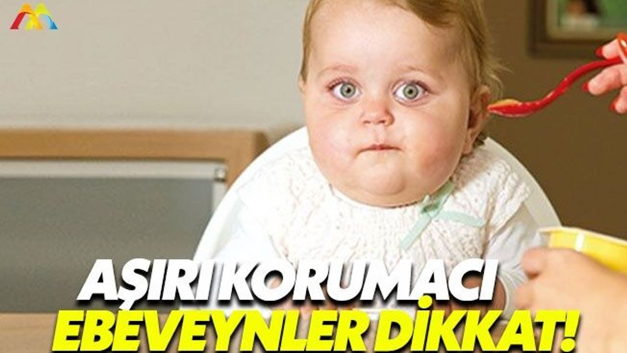 Aşırı korumacı ebeveynlerin çocukları obez oluyor