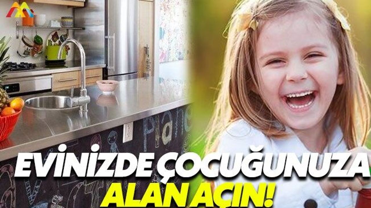 Dekorasyonda çocuklarınıza da yer açmalısınız