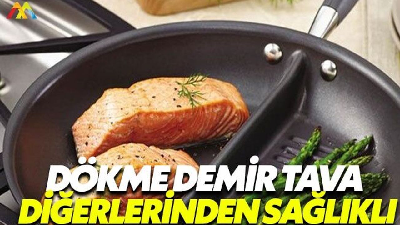 Demir döküm tencere ve tavalar sağlıklı