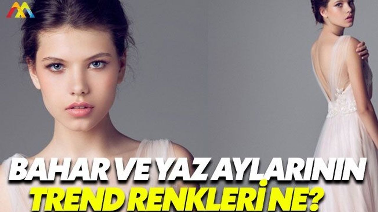 Sezonun en trend rengi lapis mavi ve soluk pembe