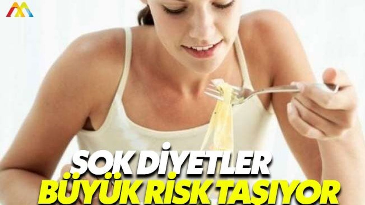 Şok diyetler şeker ve tansiyonun yolunu açıyor