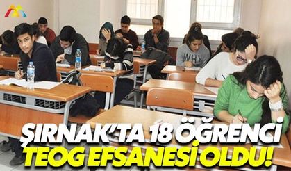 Şırnak'ta teröre inat TEOG birincisi oldular